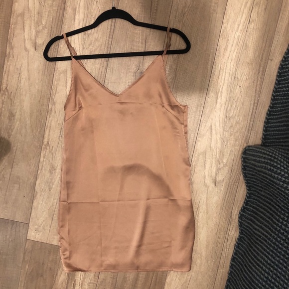 Rose Satin Dress - Picture 1 of 1